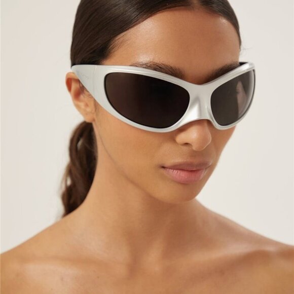 NEW BALENCIAGA LIMITED EDITION PINK MASK SUNGLASSES BALENCIAGA - Picture 3 of 7